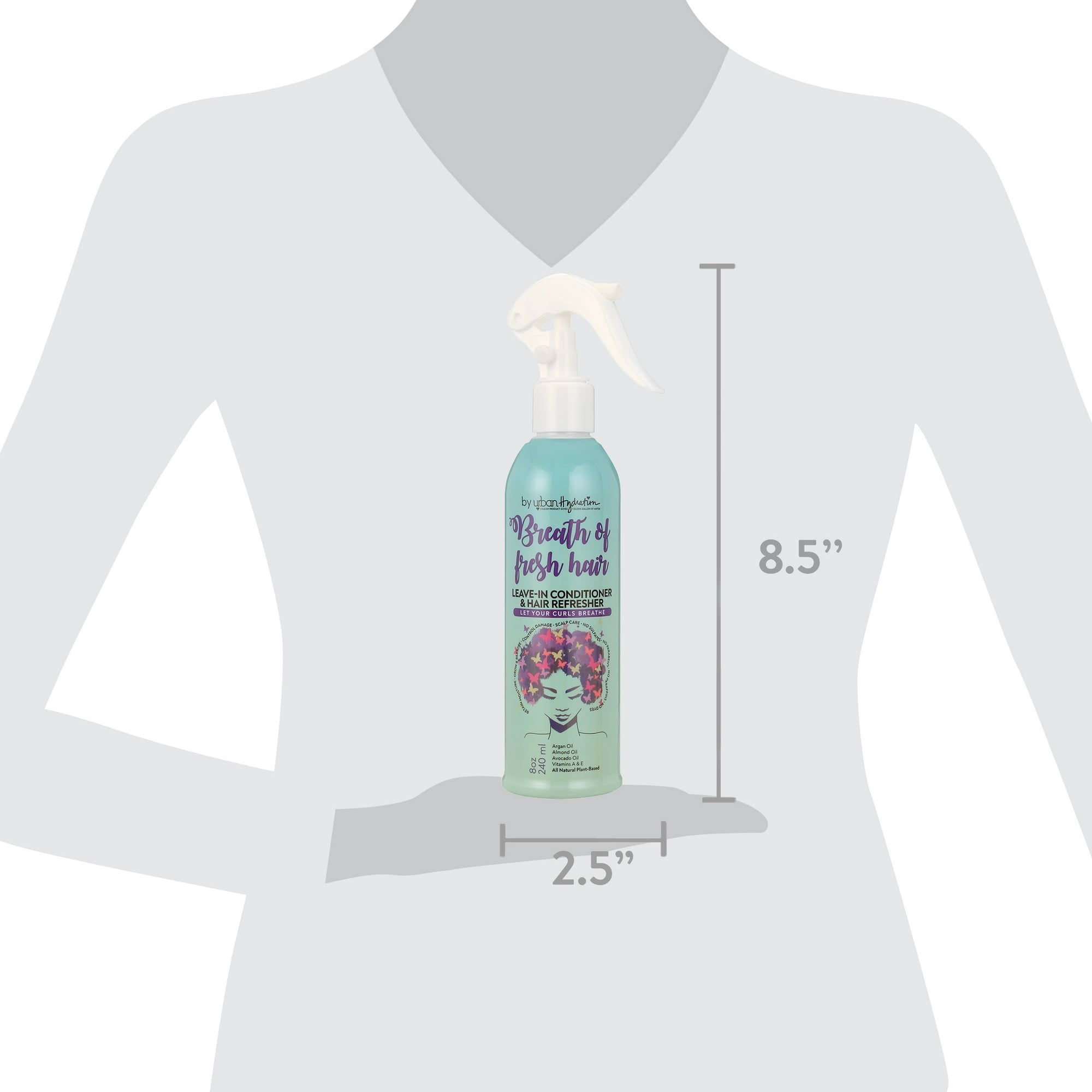 Urban Hydration Breath of Fresh Hair Leave-In Conditioner & Style Freshener 8 fl oz