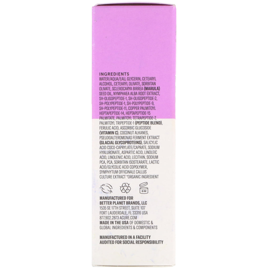 Acure - Whipped Night Cream - Radically Rejuvenating - 1.7 Fl Oz.