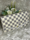 Pink White LLV Handbag Damaged