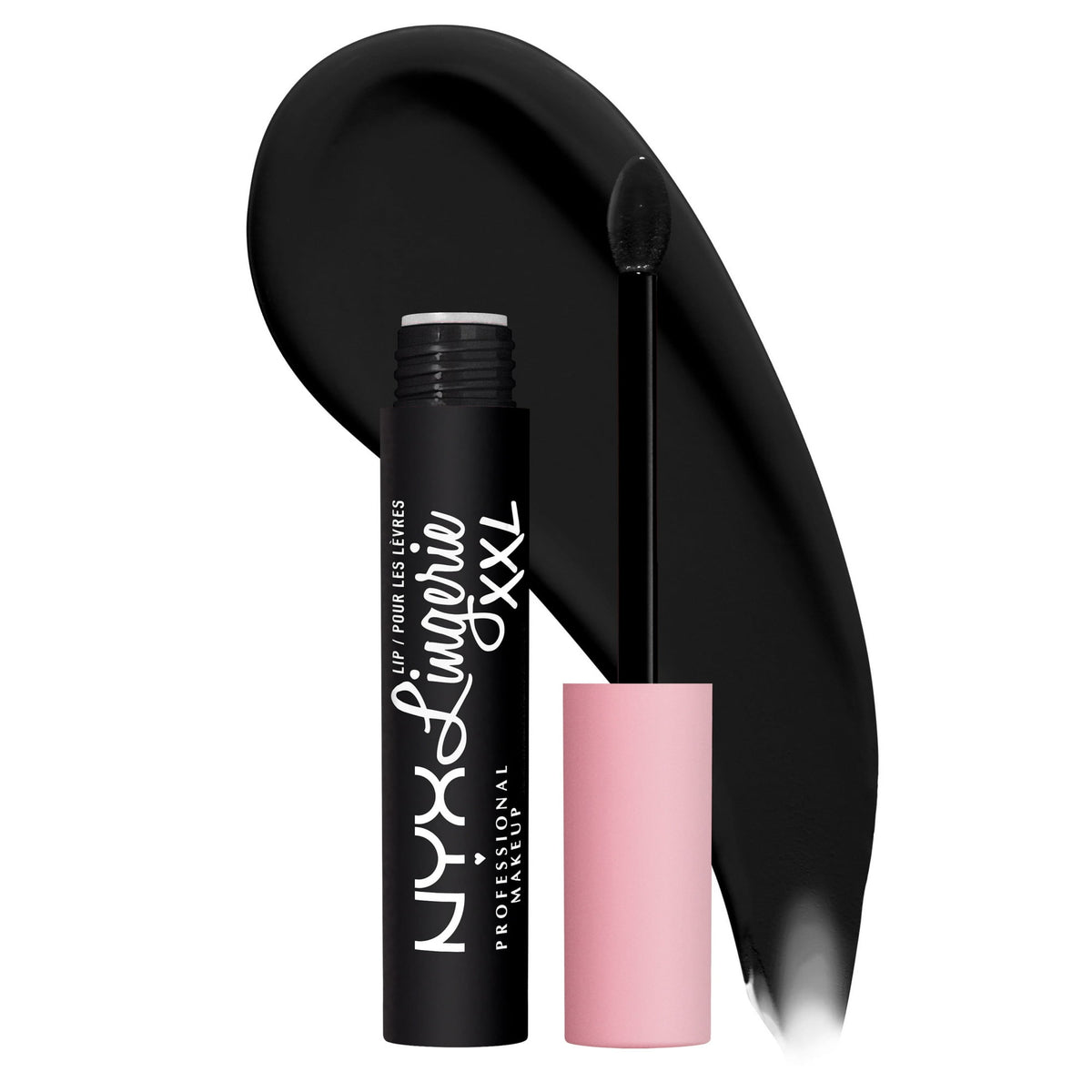 NYX Professional Makeup Lip Lingerie XXL Matte Liquid Lipstick, Naughty Noir