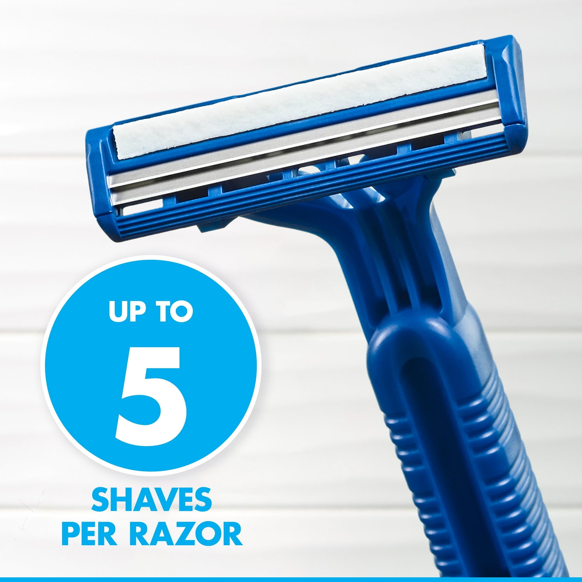 Gillette Sensor2 Pivoting Head Men's Disposable Razors, Blue, 12 Count