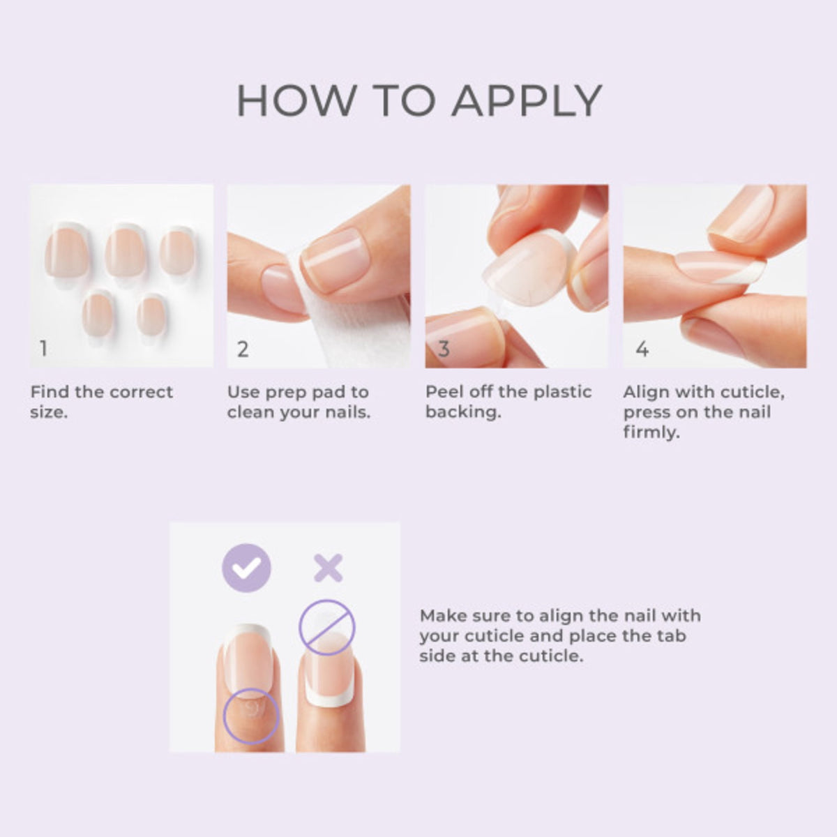 Impress Design Press On Nails  Pride Manicure, No Glue Needed, Neutral, Medium, Almond, 30 Ct.