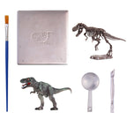WowWorld: Dino Dig - Tyrannosaurus Rex - All-In-One Dinosaur Skeleton Excavation Kit, Tools & Construction Figurine, Educational Science Toy, Kids 6+