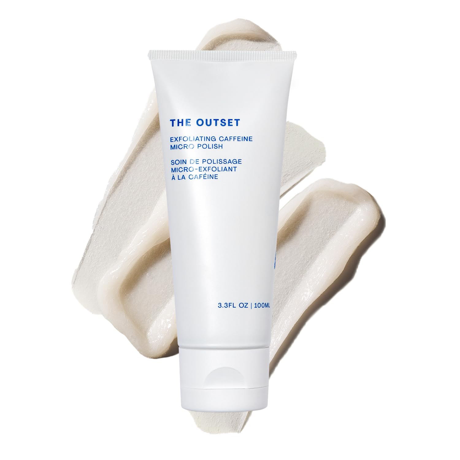 The Outset Exfoliating Caffeine Micro Polish, Brightening, Smoothing & Awakening Physical Face Scrub, Gentle, Fragrance-Free, Clean, Vegan & Gluten-Free Daily Skincare - 3.3 fl oz