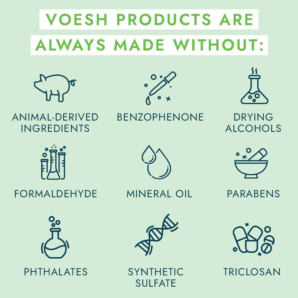 VOESH Vegan Body Creme, Skin Moisturizing Cream - Green Tea, K-Beauty Korean Skincare - 3oz