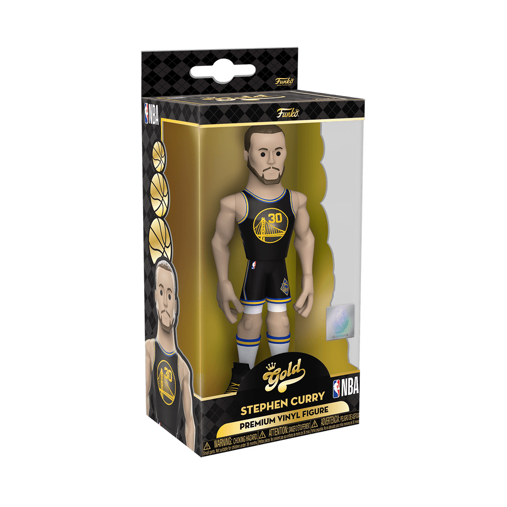 Funko GOLD Vinyl Figure, Stephen Curry Warriors City Edition, 5"