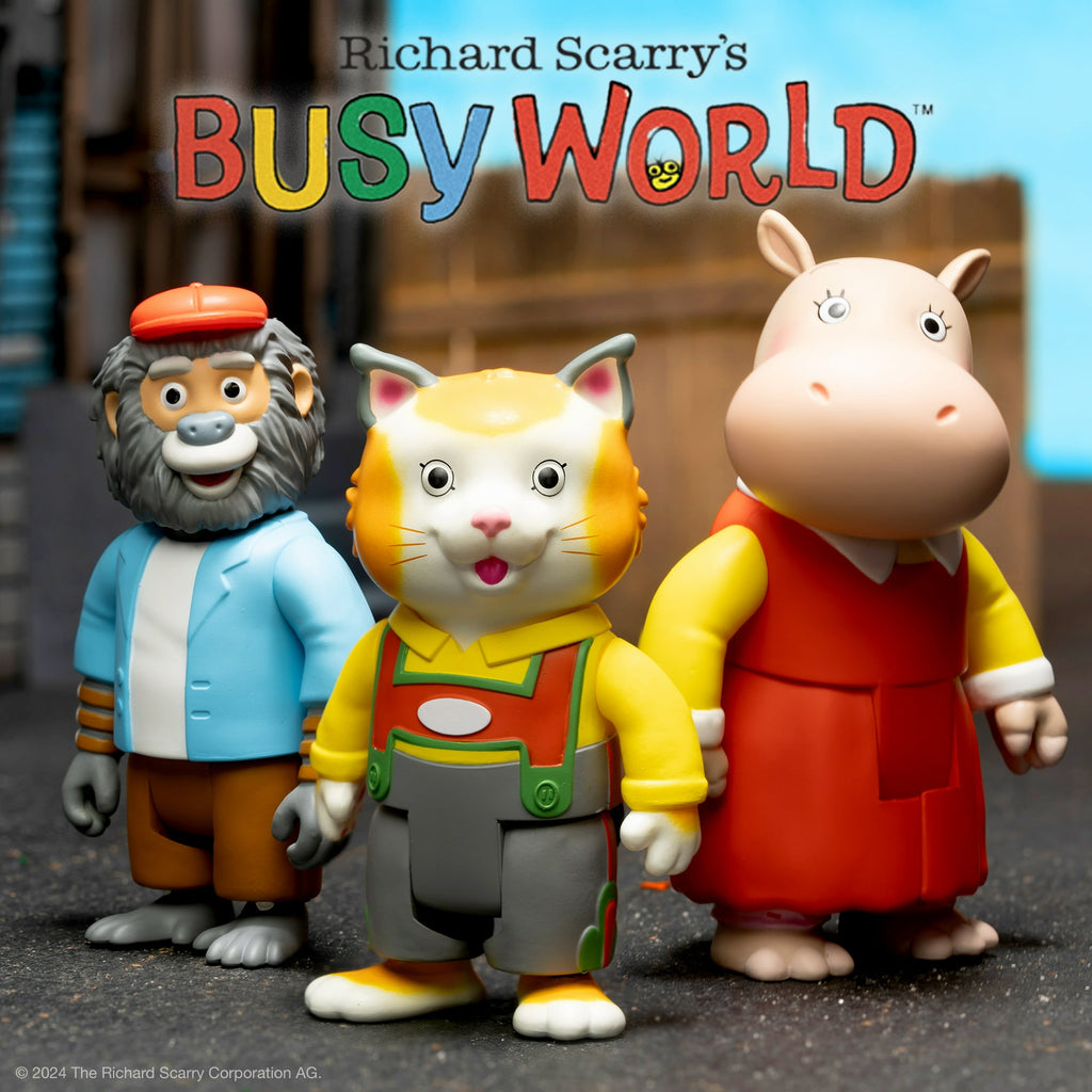 Super7 - Richard Scarry - Reaction Wv1 - Huckle Cat, Super7, Gifts
