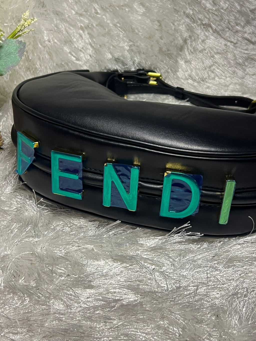 FEN Soft Black Handbag