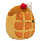 Squishmallows Official 14 inch Weaver the Waffle with Strawberry - Child's Ultra Soft Plush Toy