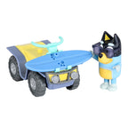 Bluey Beach Quad with Bandit with 2.5-3 inch Figure and Surfboard Vehicle and Figure Pack, Ages 3+
