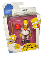 The Simpsons 5" Action Figure Baseball Homer with Bat and Removable Helmet Accessories Collectible Figure from Jakks Pacific's Wave #3 DAMAGE BOX