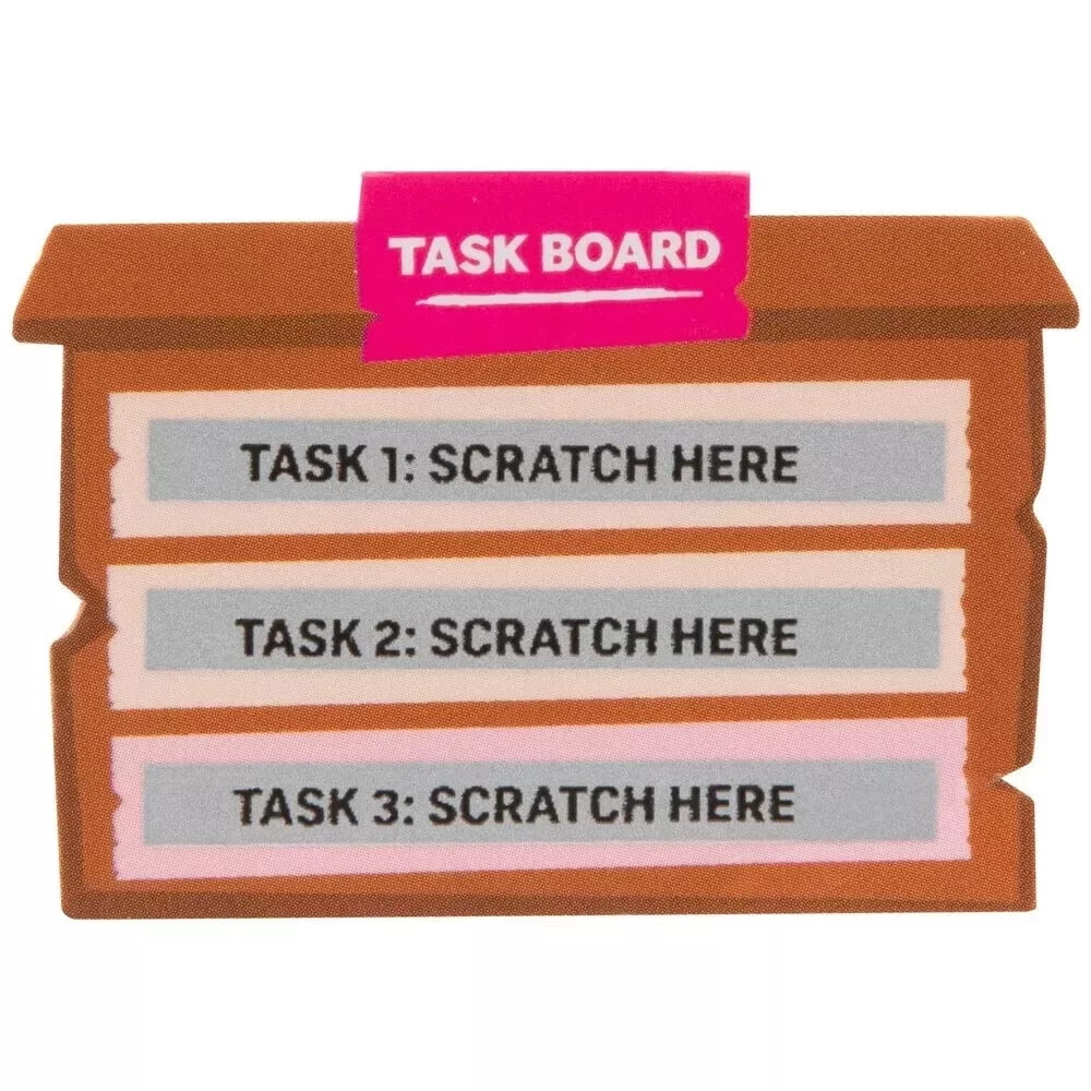 Jazwares Adopt Me; Ice Cream Parlour 5 Piece Play-Set w/ Task Board & Virt. Code