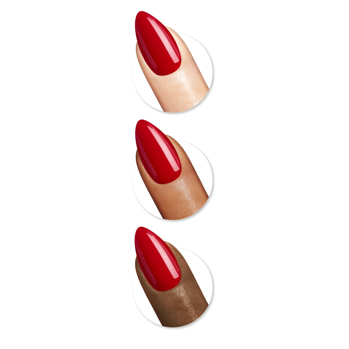 Sally Hansen Salon Effects Perfect Press-On Nails, Asap Apple, Non-Damaging, Easy to Apply