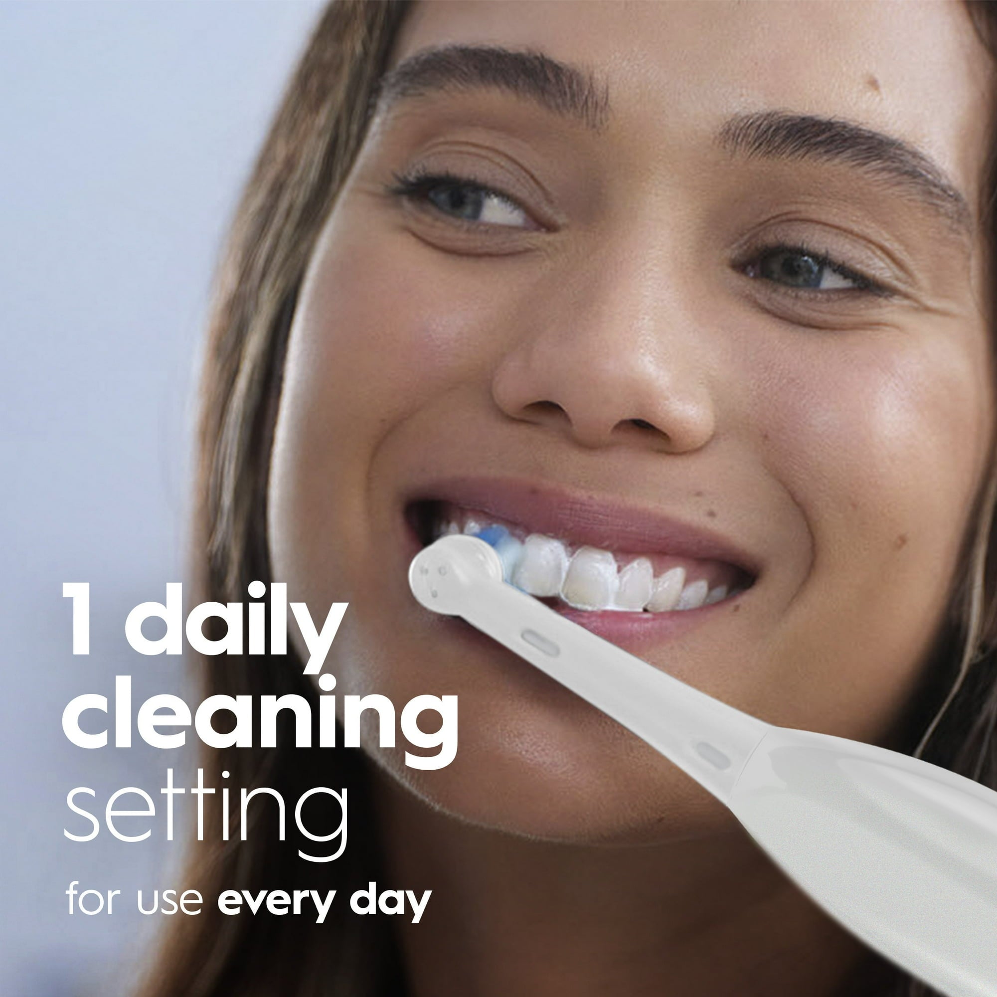 Oral-B Easy Clean Compact Head Battery Powered Electric Toothbrush, White, for Adults and Children 3+
