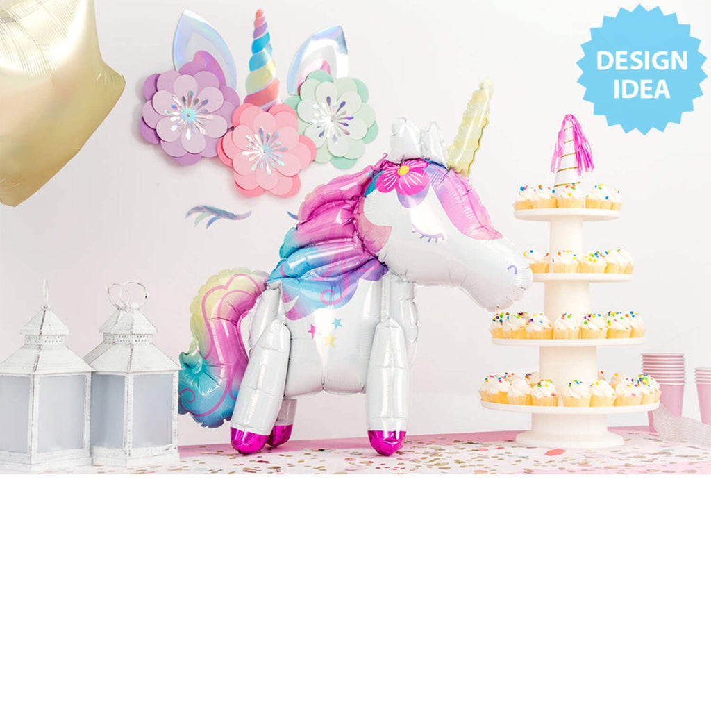 Amscan Foil Balloon 22"x25" -Unicorn