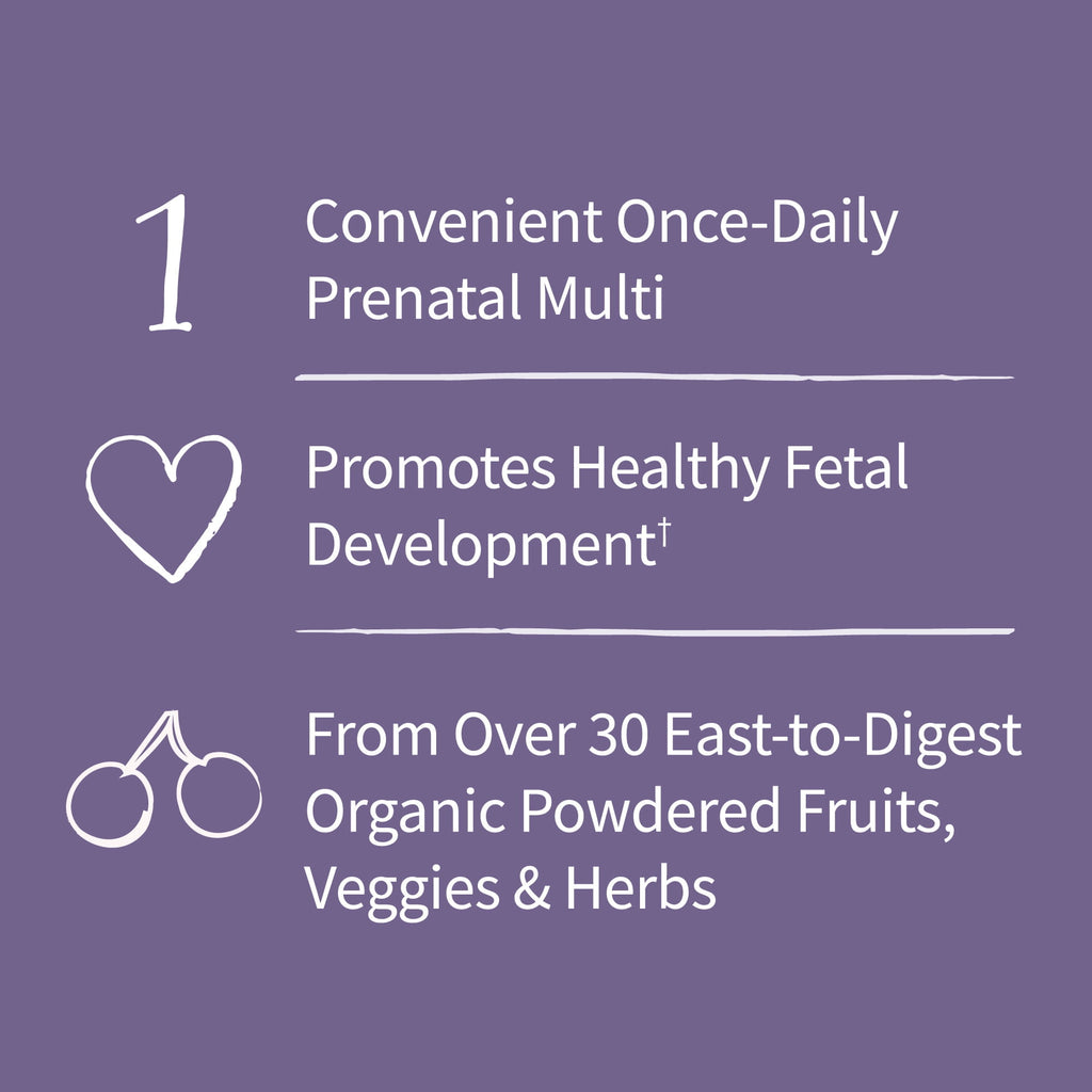 Garden of Life Organics Prenatal Multivitamin, with Folate and Vegan D3 EXP 8/26
