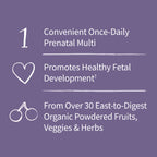 Garden of Life Organics Prenatal Multivitamin, with Folate and Vegan D3 EXP 8/26