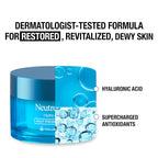 Neutrogena Hydro Boost Night Pressed Serum - with Hyaluronic Acid & Antioxidants, Hydrating Face Moisturizer that Restores & Revitalizes Skin Overnight, for Normal to Extra Dry Skin, 1.7 oz