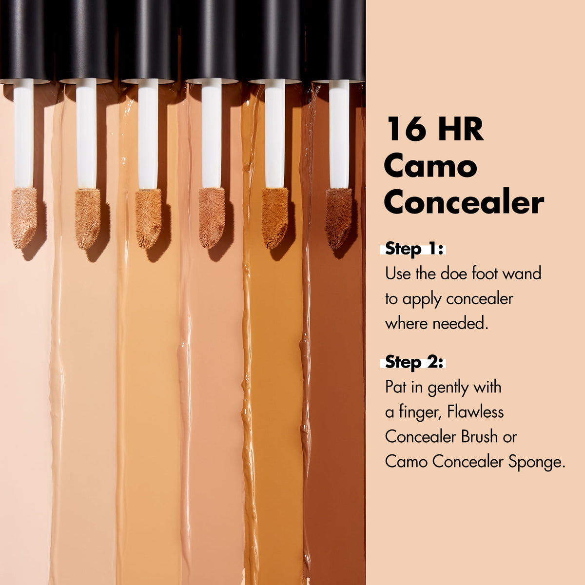 e.l.f. 16HR Camo Concealer, Fair Beige, 0.203 fl oz