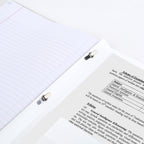 Five Star 2-Pocket Folder, Plastic Folder with Stay-Put Tabs and Prong Fasteners, Holds 8-1/2" x 11" Paper, White (72494)