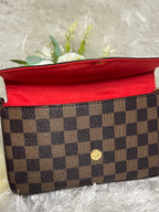 LVV Brown Red Handbag