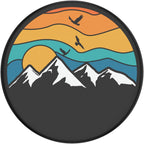 Popsockets Grip with Swappable Top for Cell Phones, PopGrip Mountain High