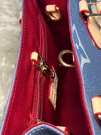 Denie Blue LVI Tote