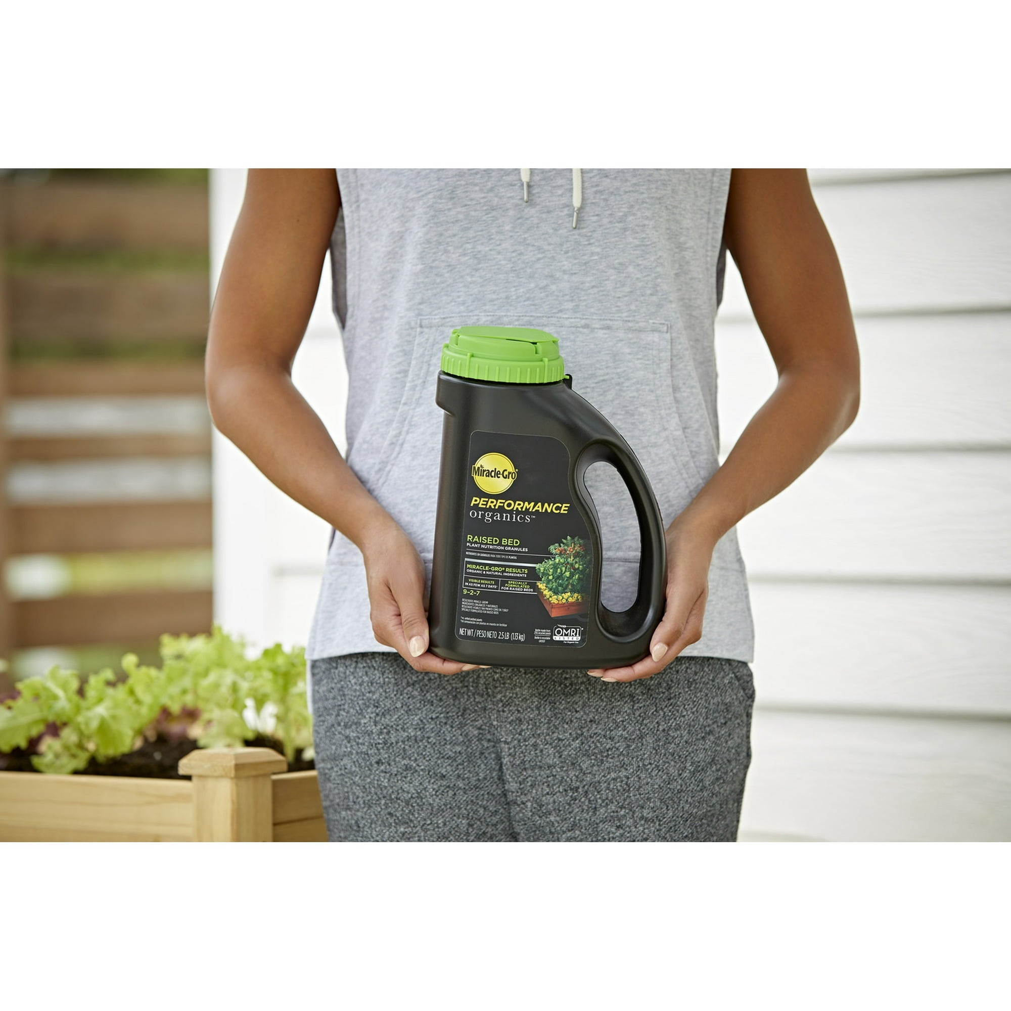 Miracle-Gro Performance Organics Raised Bed Plant Nutrition Granules, 2.5 lb