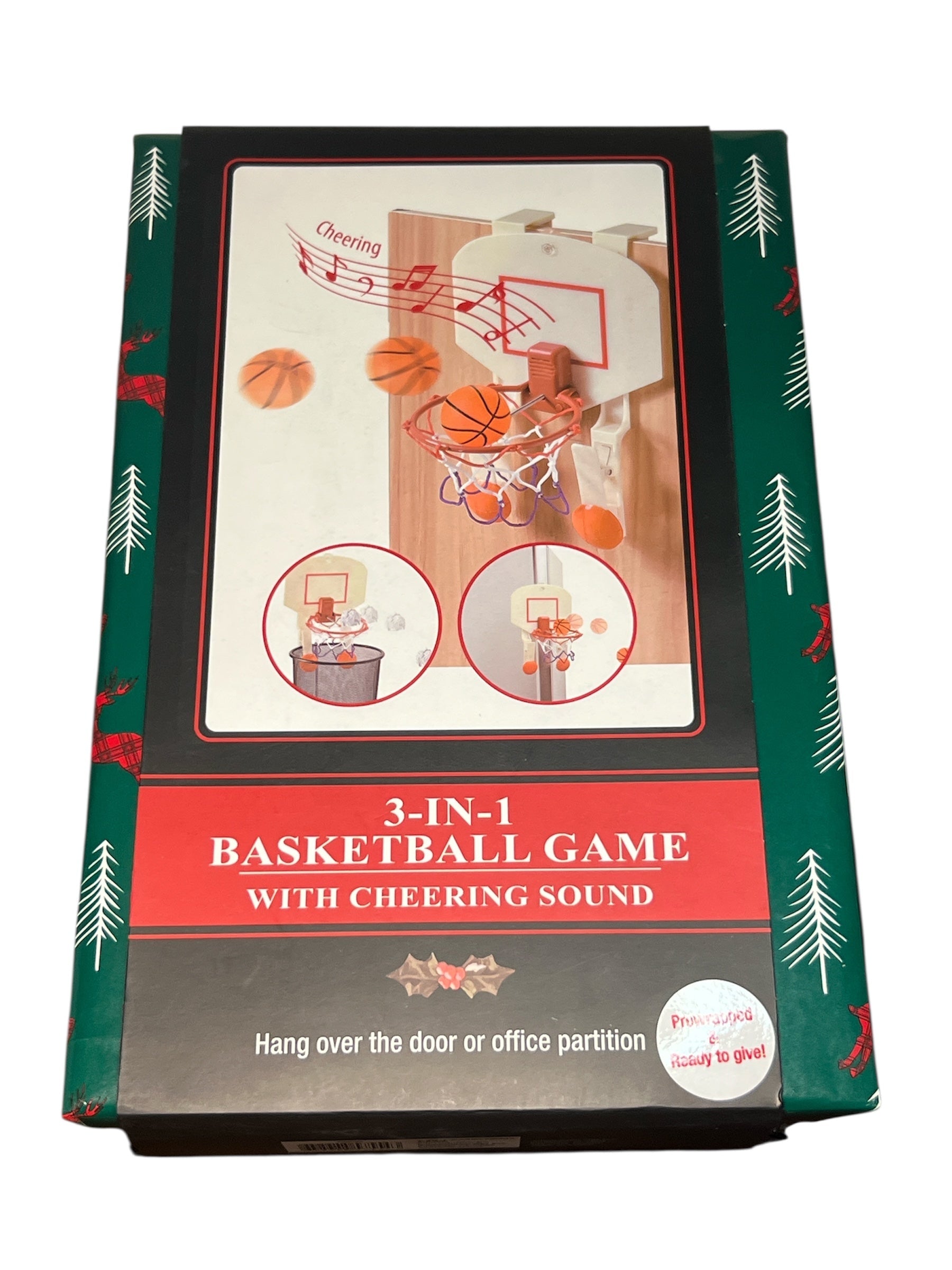 PREWRAPPED READY Basketball Game 3-IN-1 Basketball Game With Cheering Sound