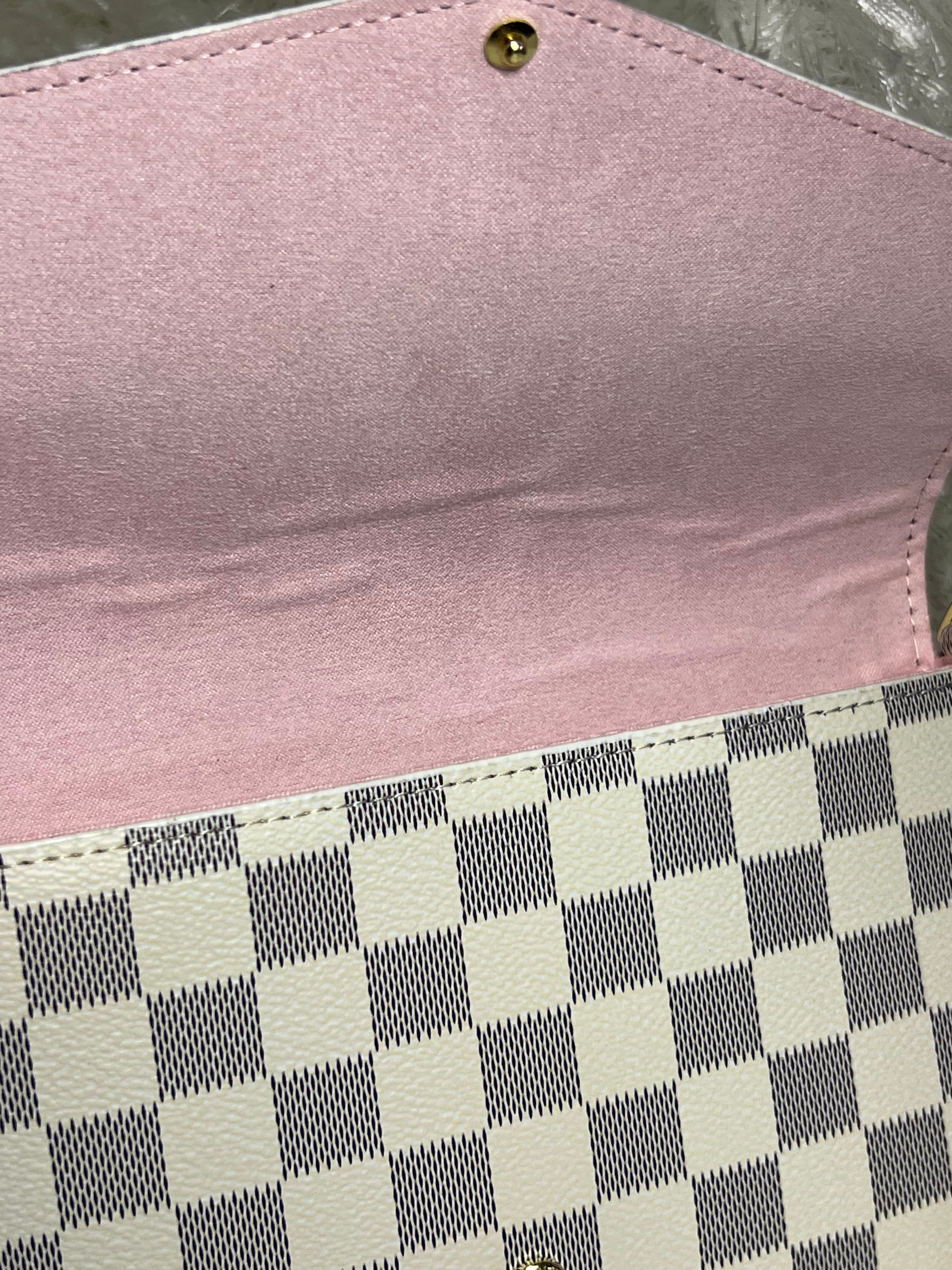 Pink White LLV Handbag Damaged
