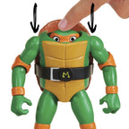 Tales of The Teenage Mutant Ninja Turtles: 4.5" Head Droppin' Michelangelo Basic Figure by Playmates Toys