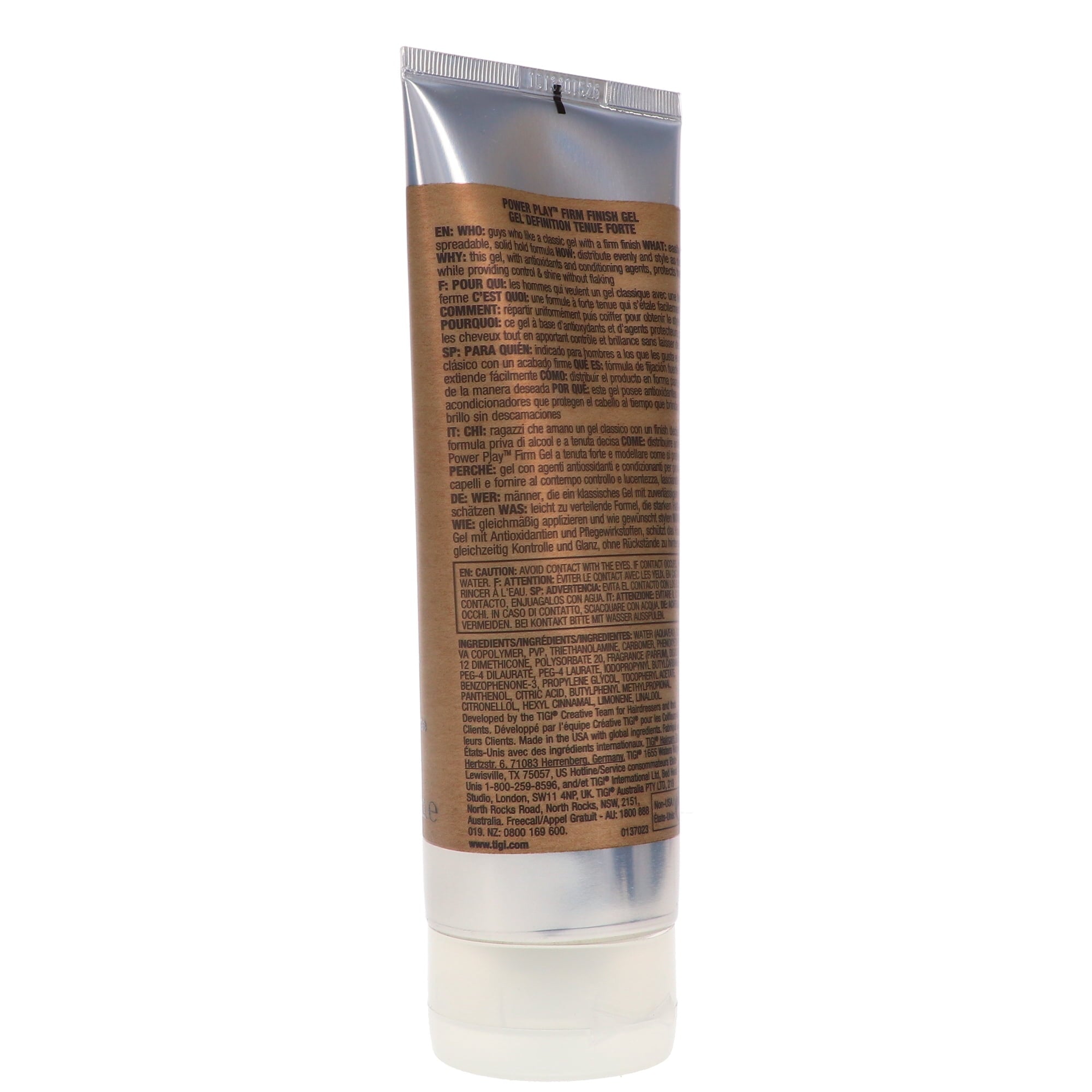 Tigi Bed Head For Men Power Play Firm Finish Gel 6.76 Oz