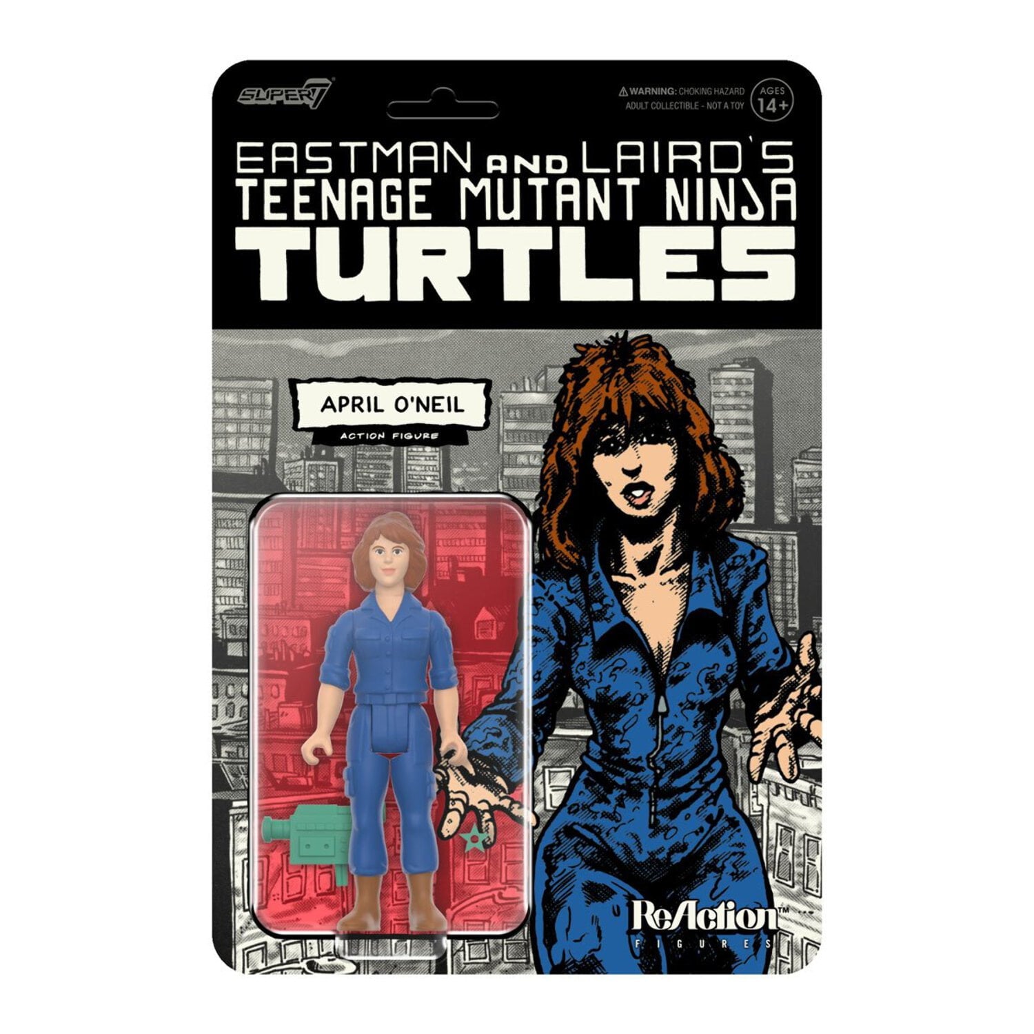 TMNT April O'Neil (Comic Color) 3 3/4-Inch ReAction Figure