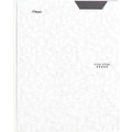 Five Star 2-Pocket Folder, Plastic Folder with Stay-Put Tabs and Prong Fasteners, Holds 8-1/2" x 11" Paper, White (72494)