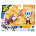 Hasbro Star Wars Lys Solay Figure & Speeder Bike, Star Wars Toys, Preschool Toys (4"-Scale)
