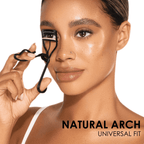 Japonesque Volumizing Eyelash Curler, Carbon Steel, Black & Pink