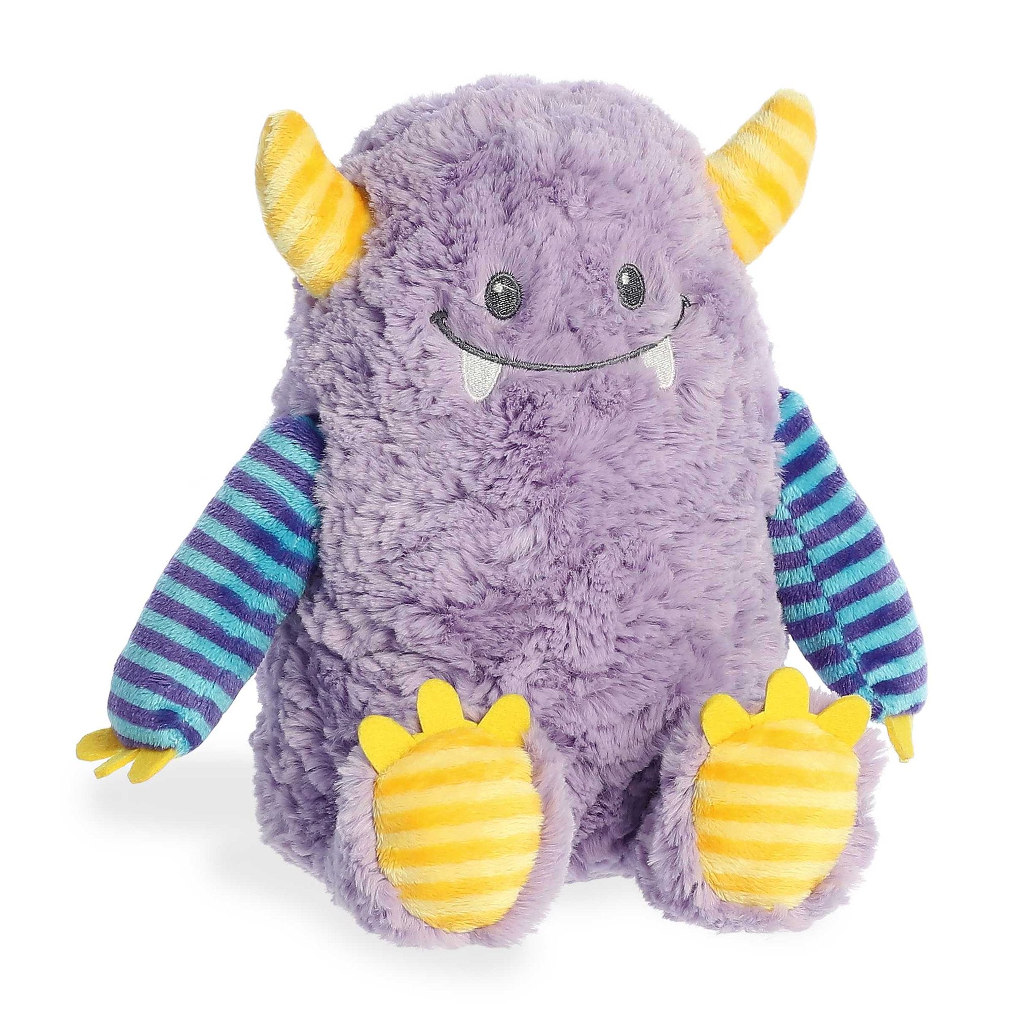 ebba - Medium Purple Monster - 9" Hazu - Playful Baby Stuffed Animal