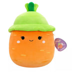 Squishmallows 12" Caroleena the Orange Carrot with Green Bucket Hat Plush Stuffed Animal Toy