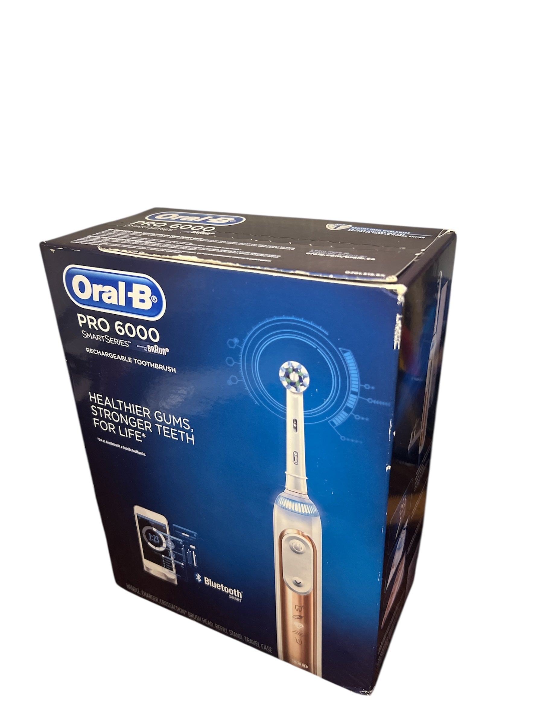 Oral-B Genius 6000 Rechargeable Toothbrush Rose Gold Damaged Box