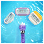 Gillette Venus Swirl Razor Cartridge with Handle, 4 Count