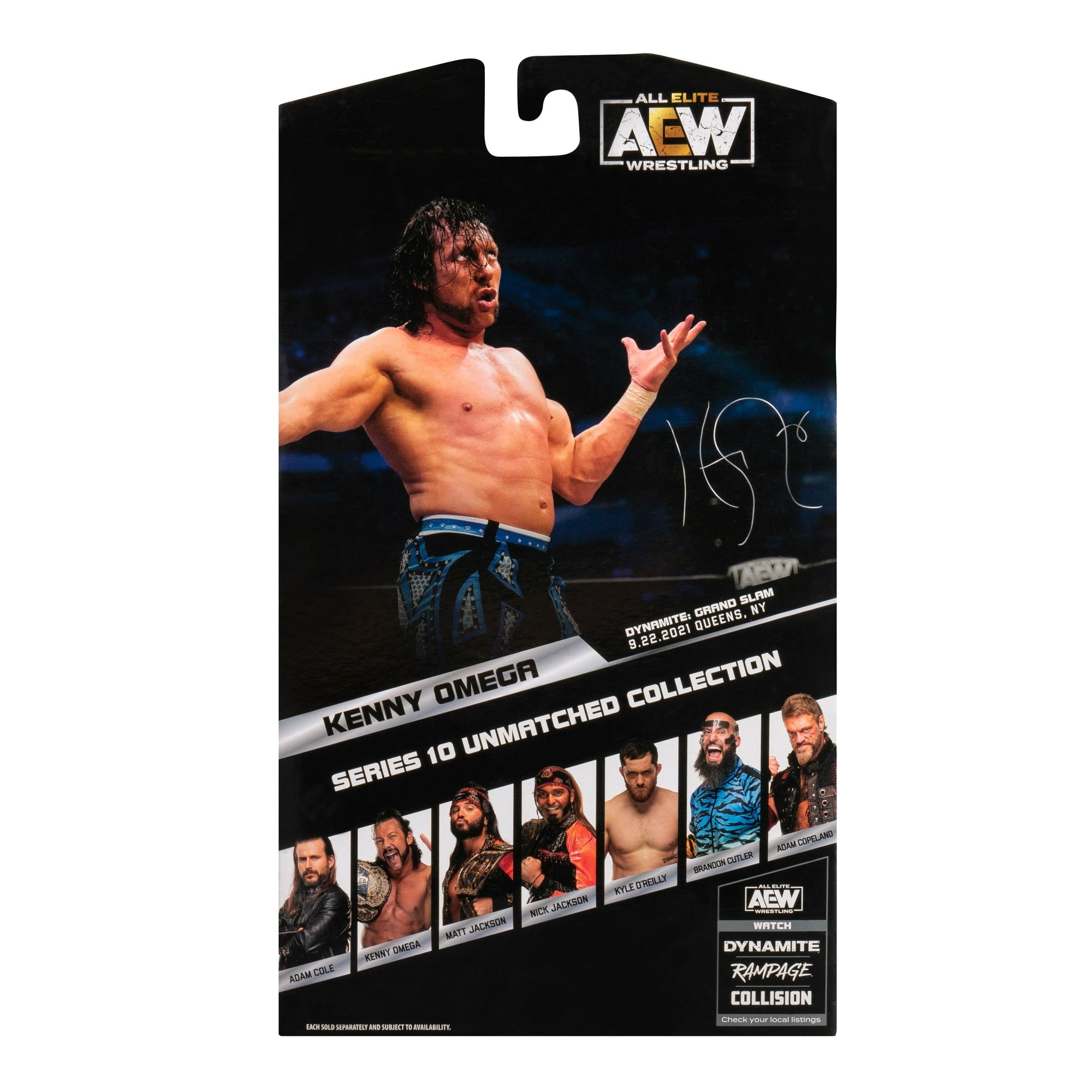 AEW Unmatched Kenny Omega - 6 inch Figure with Five Alternate Hands
