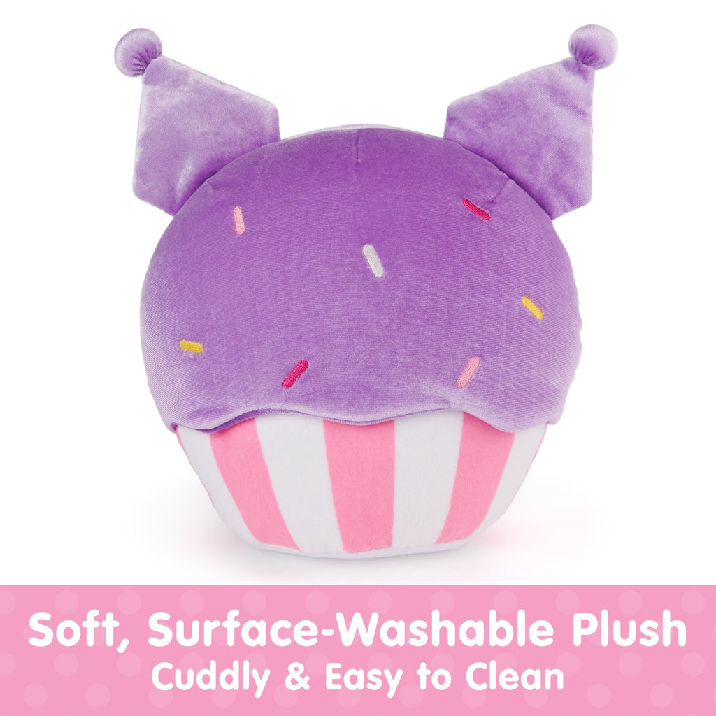 GUND Kuromi Cupcake Plush Toy, Premium Stuffed Animal, 8”