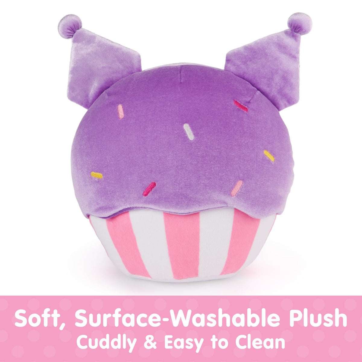 GUND Kuromi Cupcake Plush Toy, Premium Stuffed Animal, 8”