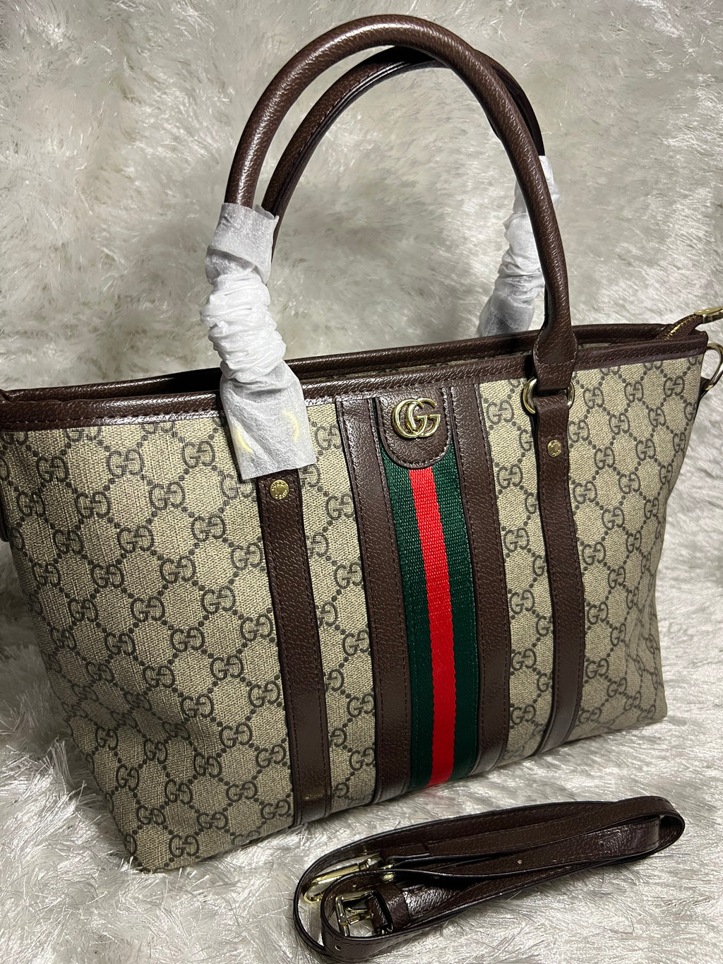 Medium Tote Dark Handbag GGG