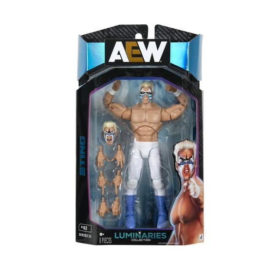 AEW Unmatched Luminaries Sting - 6 inch Figure with Alternate Head and Six Alternate Hands