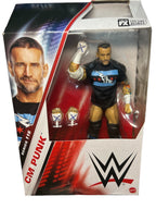 WWE Elite CM Punk Action Figure, Series #115 6-inch Collectible with Articulation & Accessories DAMAGED BOX