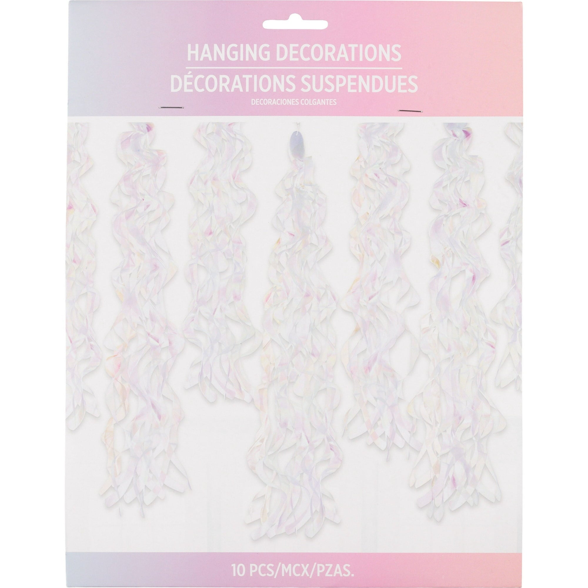 Amscan Party Impressions Hanagable Decorative, Luminous Swirl - 10 ct