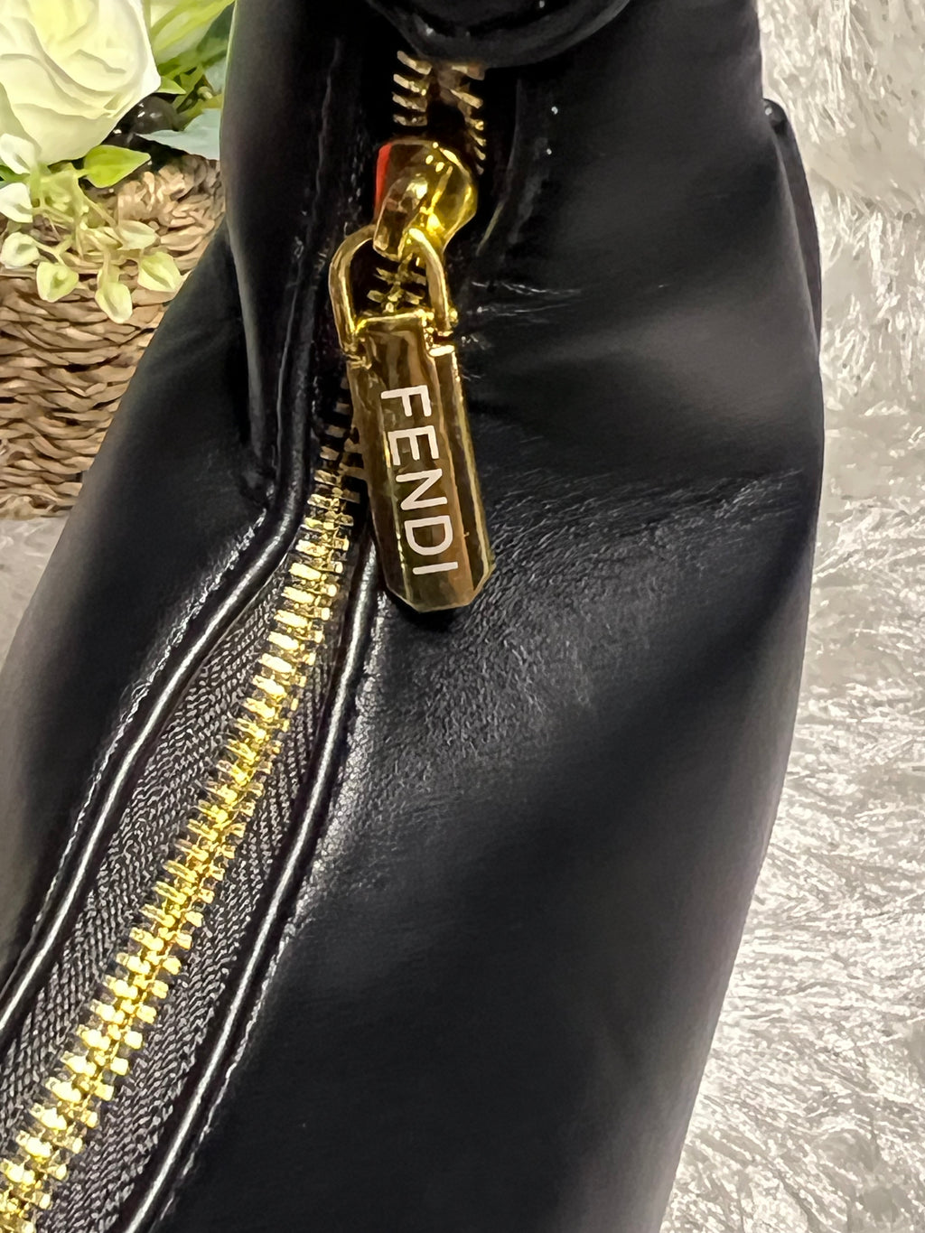 FEN Soft Black Handbag