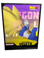 Banpresto - Dragon Ball DAIMA - Super Saiyan 3 Vegeta with Panel (mini), Figure