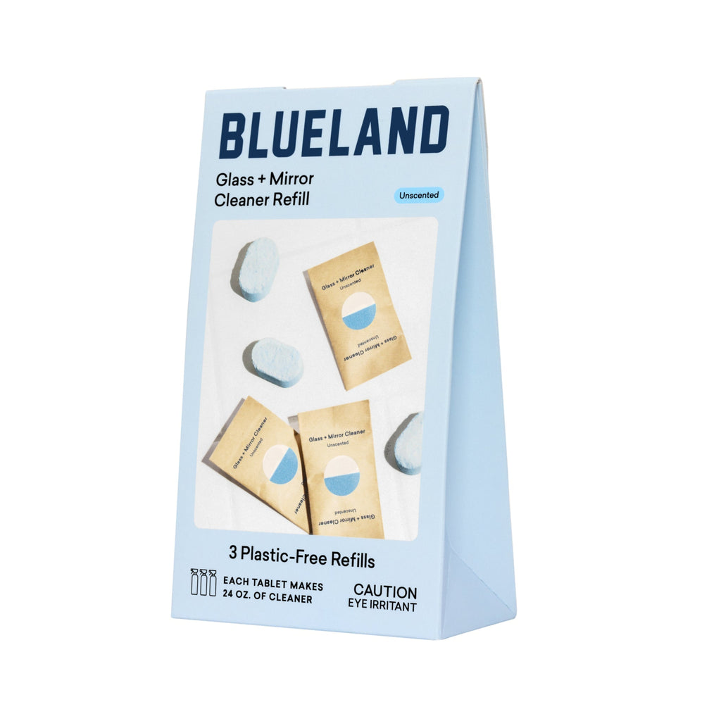 Blueland Fragrance-Free Glass + Mirror Cleaner Refill Tablets 1 Pack